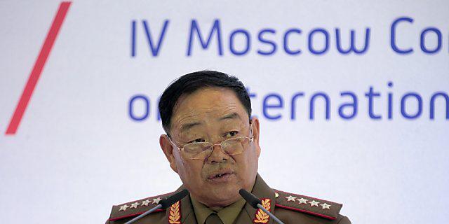 Am 15. April noch bei einer Konferenz in Moskau: Hyon Yong Chol