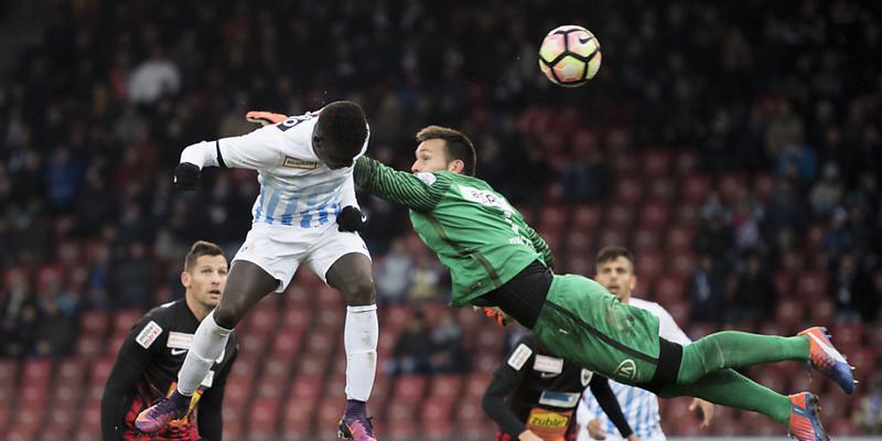 Moussa Koné trifft für den FCZ zweimal gegen Aarau