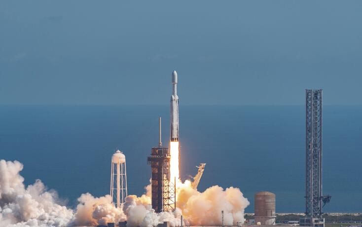 SpaceX Falcon Heavy Launch of Europa Clipper