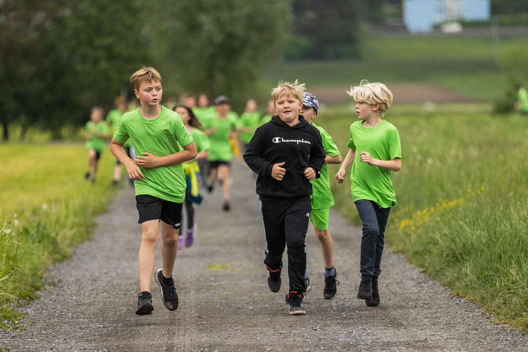 Sponsorenlauf der Primarschule Mauren