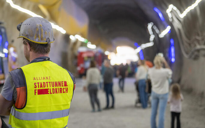Stadttunnel Feldkirch - Tag der offenen Baustelle