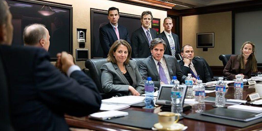 Anthony Blinken (dritter von rechts sitzend) soll neuer Aussenminister der USA werden. (Archivbild)