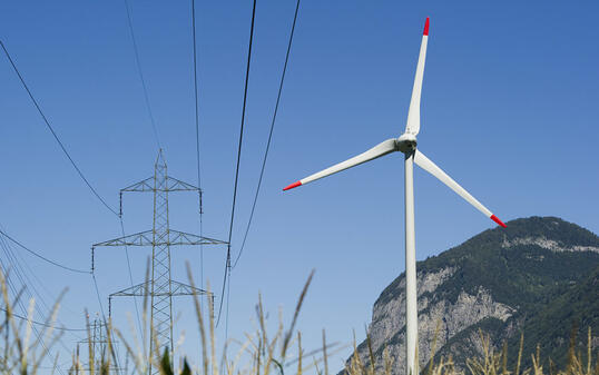 Die Produktion von Windenergie stagniert in der Schweiz bei gerade mal 0,2 Prozent. Neue Windkraftanlagen kamen im letzten Jahr keine dazu. (Archivbild)