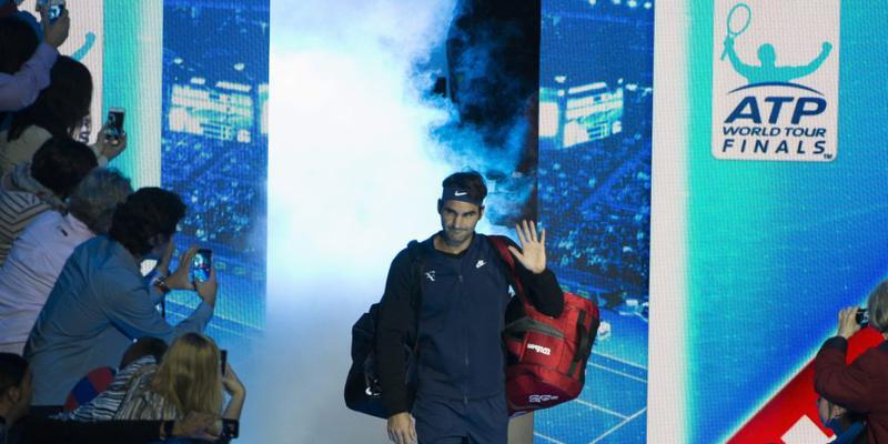 Grosser Auftritt: Heute Abend kommt es in der O2 Arena zum Gipfeltreffen zwischen Roger Federer (Bild) und Novak Djokovic