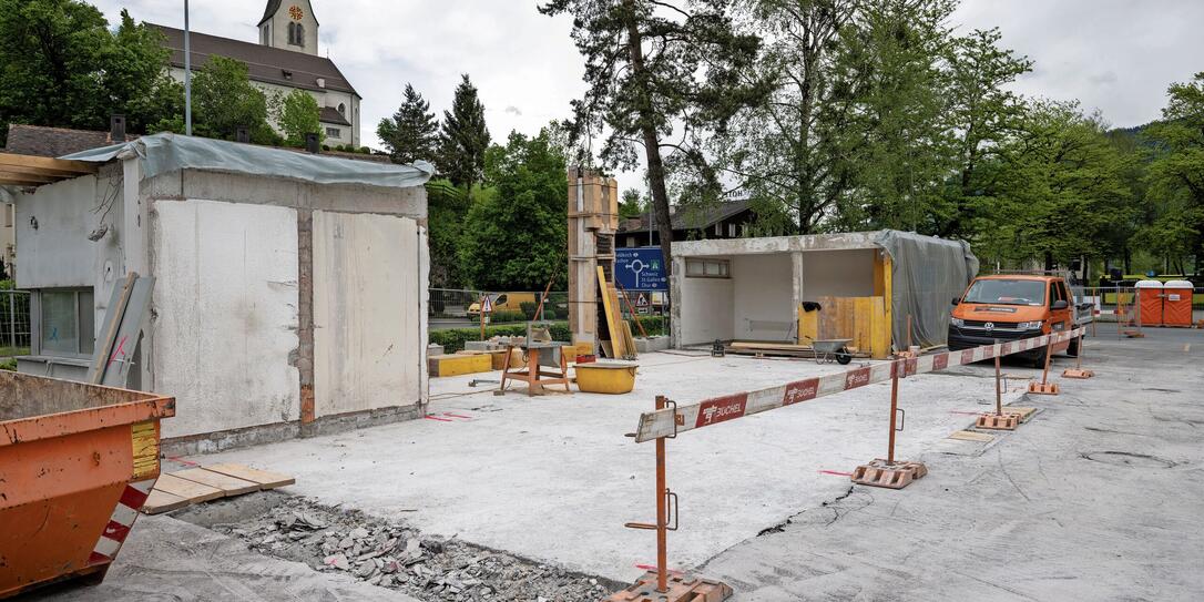 240502 Fotoauftrag Baustelle Alte Post in Bendern Jugendtreffpunkt ü 16