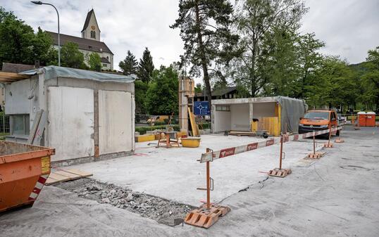 240502 Fotoauftrag Baustelle Alte Post in Bendern Jugendtreffpunkt ü 16