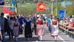 Feierlichkeiten zum Jubiläum bei der alten Rheinbrücke Vaduz–Sevelen