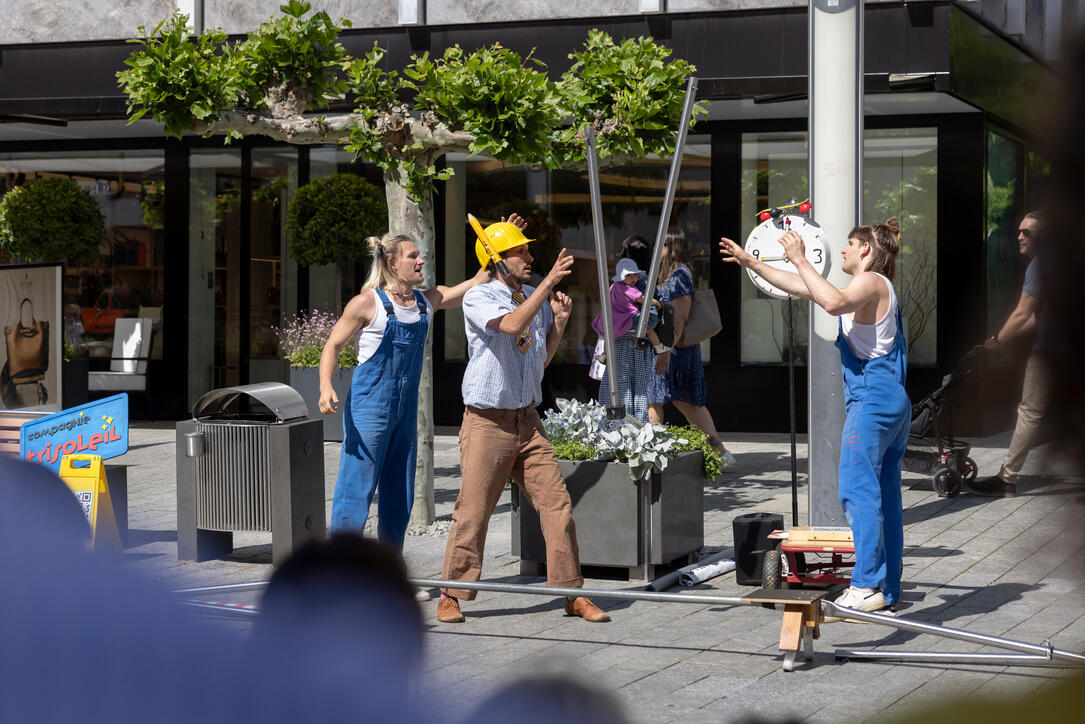 Buskers Strassenkunstfestival in Vaduz