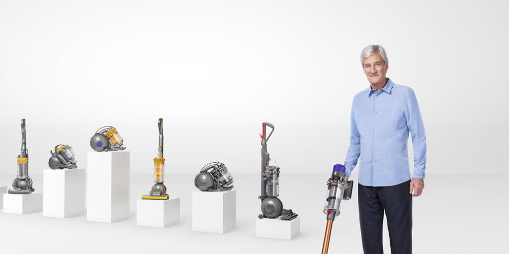 Firmengründer James Dyson mit einem kabel- und beutellosen Staubsauger. (Archivbild) Firmengründer James Dyson mit einem kabel- und beutellosen Staubsauger. (Archivbild)