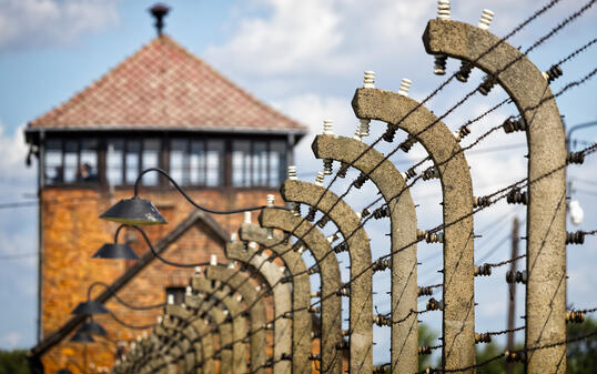 Concentration camp Auschwitz Birkenau in Oswiecim, Poland