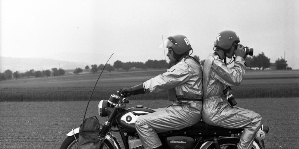 Ein "Bilderschatz" aus dem Archiv des Medienkonzerns Ringier: Fotoreporter an der Tour de Suisse im Jahr 1968
