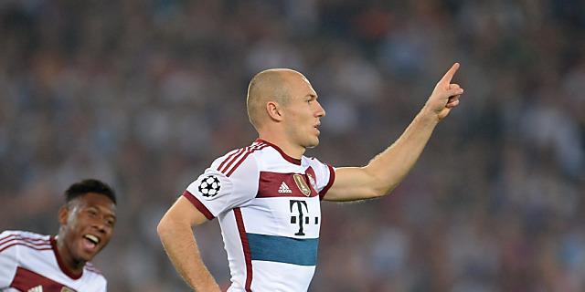 Arjen Robben erzielte zwei Treffer für die Münchner